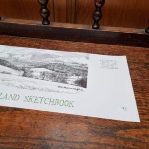 A Lakeland Sketchbook First Edition Dust Jacket
