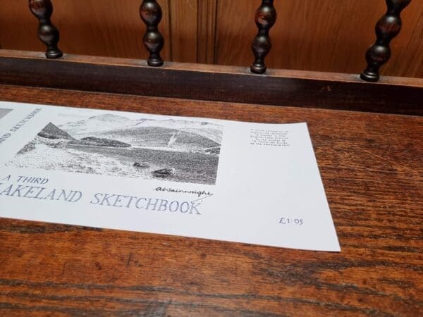 A Third Lakeland Sketchbook First Edition Dust Jacket