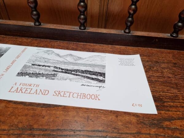 A Fourth Lakeland Sketchbook First Edition Dust Jacket