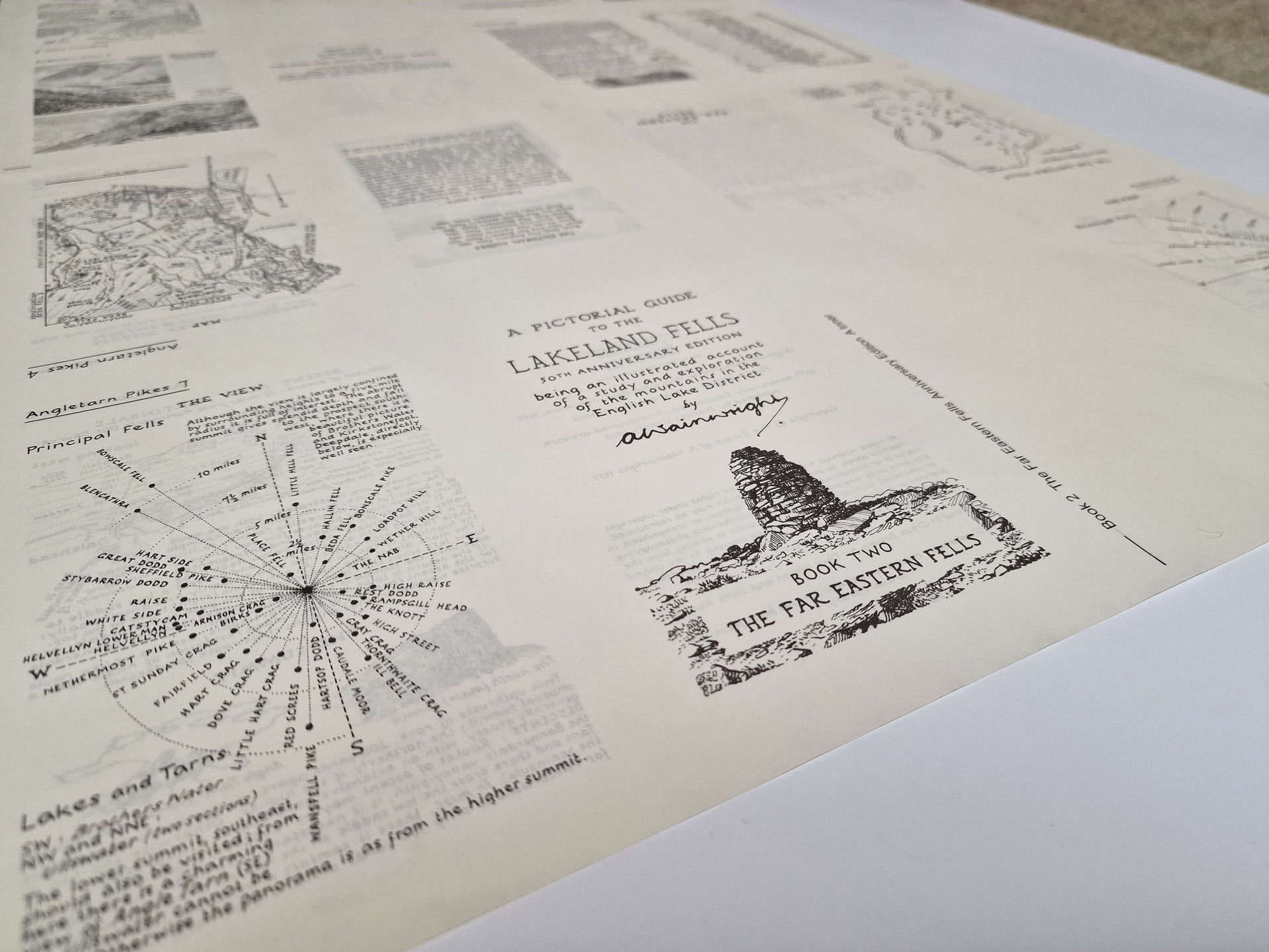 The Far Eastern Fells Printed Sheets