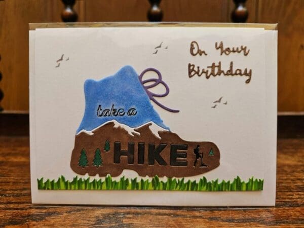 Hiking Boot Card - Front