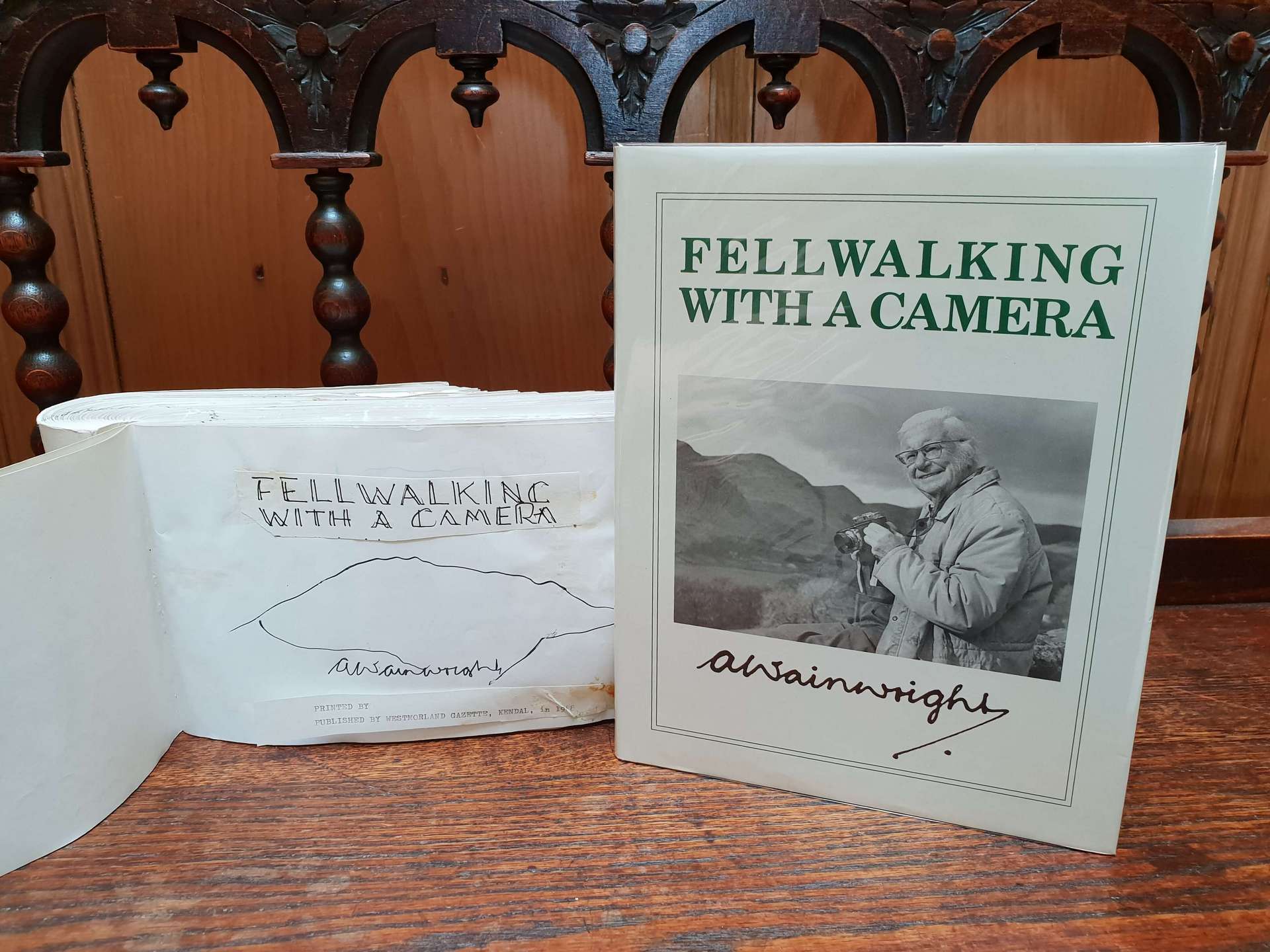 Fellwalking With a Camera and Wainwright's Original Manuscript