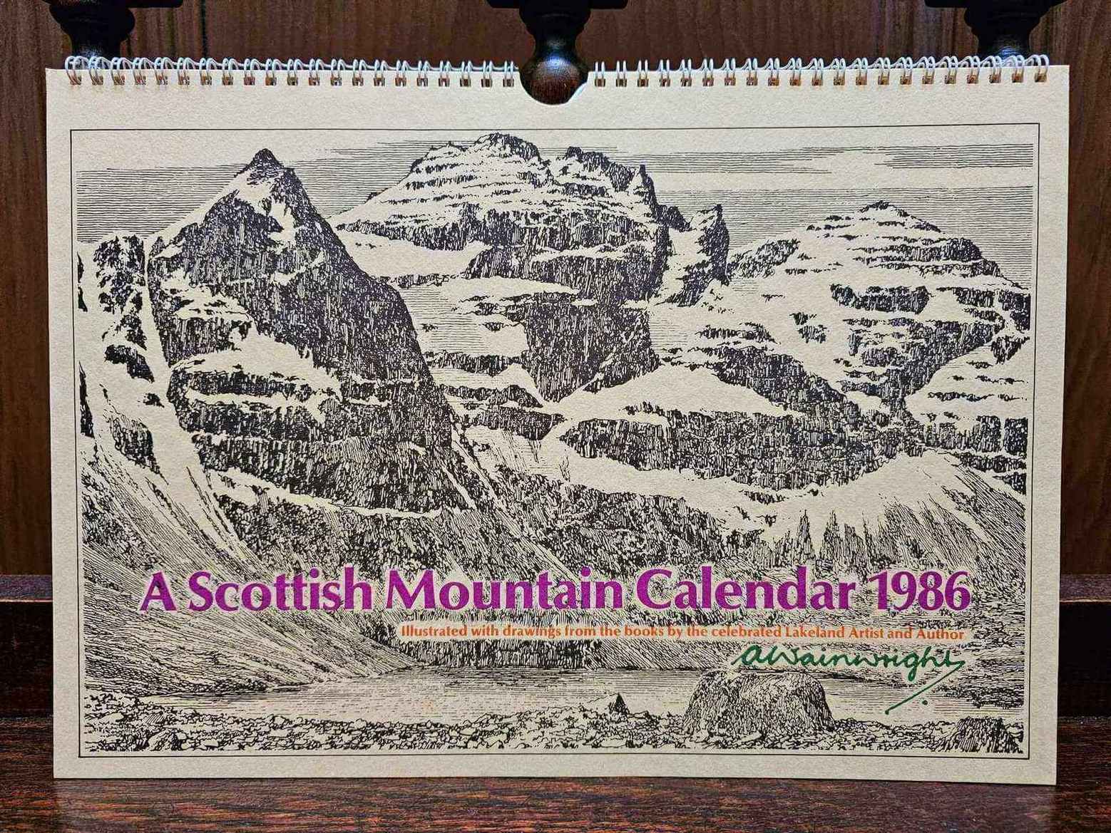 A Scottish Mountain Calendar 1986
